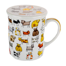 Cat Lover/Dog Lover Tea Mug With Infuser Basket - Shineworthy Tea