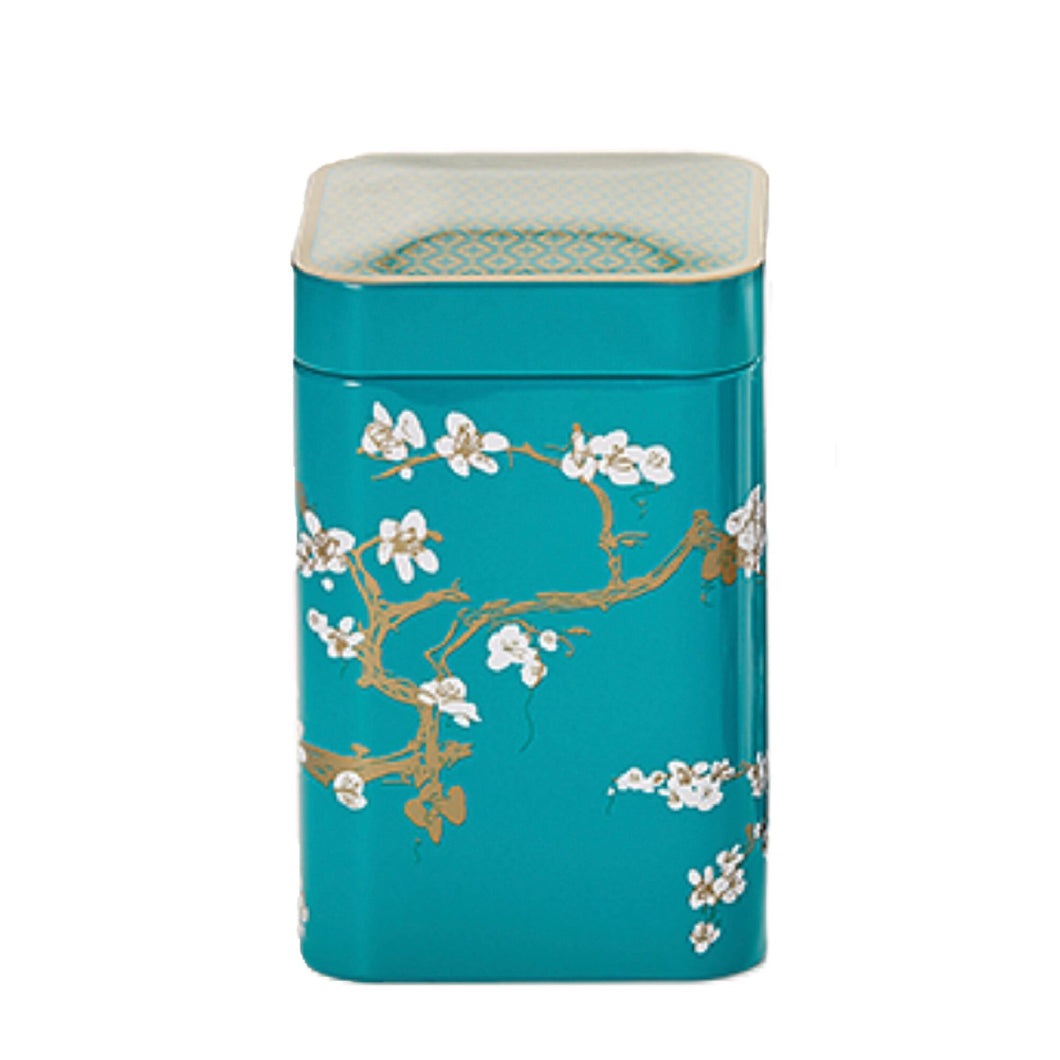 Japanese Style Tea Tin - Teal - Shineworthy Tea