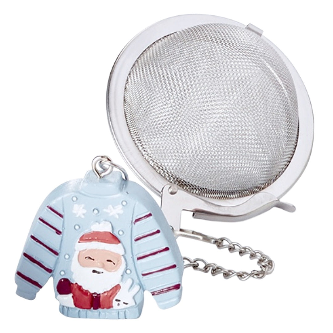 Cozy Sweater Tea Ball Infuser (Blue)