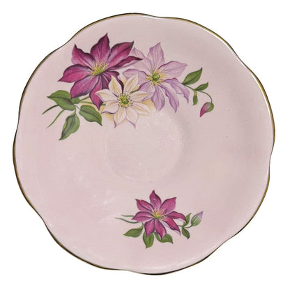 Vintage Royal Imperial Footed Teacup and Saucer