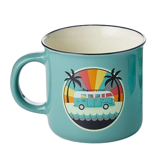 Summer Vibes Tea Mug - Surf Green - Shineworthy Tea