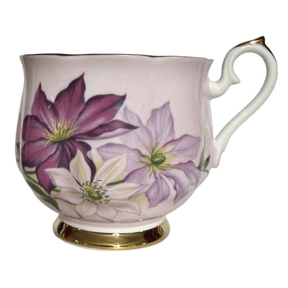 Vintage Royal Imperial Footed Teacup and Saucer