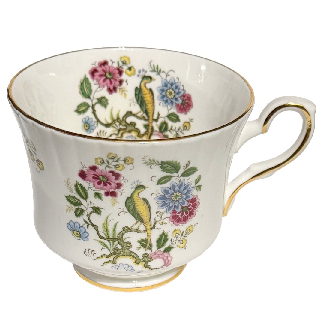 Vintage Royal Stafford Birds of Paradise Teacup and Saucer Set