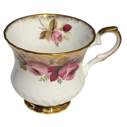 Vintage Elizabethan Double Rose Tea Cup and Saucer set