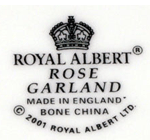 Royal Albert Rose Garland Salad Plate - Shineworthy Tea