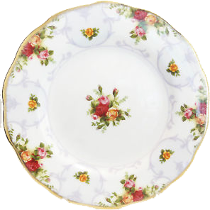 Royal Albert Rose Cameo Violet Salad Plate - Shineworthy Tea